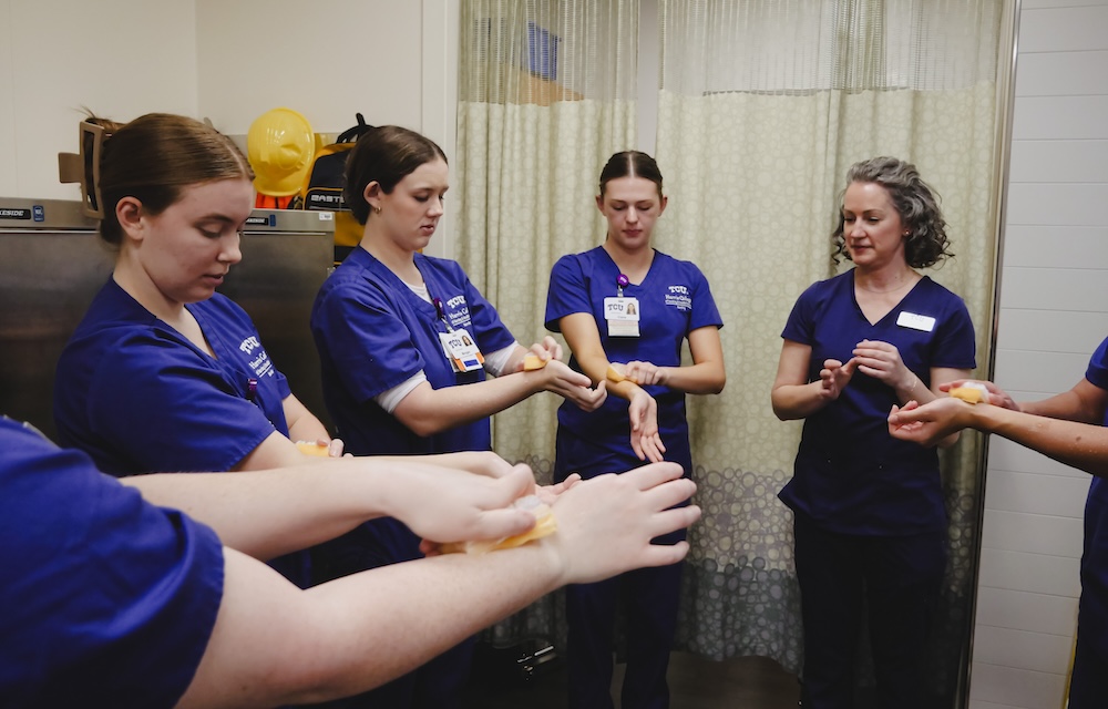 Harris Nursing Students