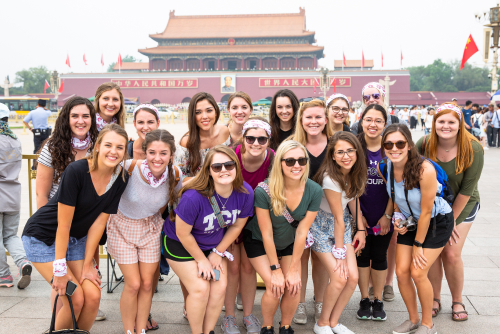 COSD Students traveling abroad in China